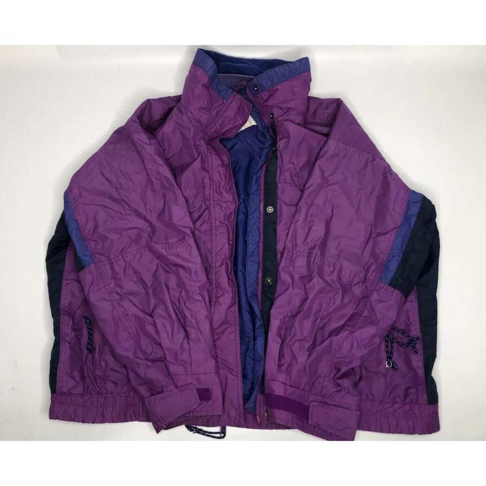 Columbia Sportswear Bugaboo Jacket Woman's Size Medium Purple Nylon